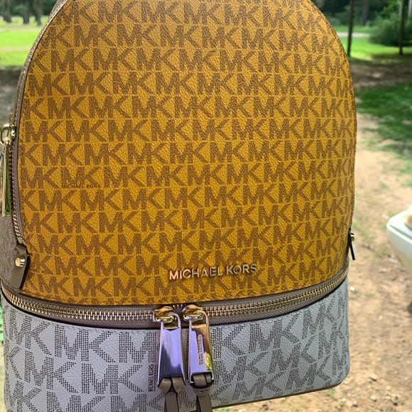 Michael Kors Signature Rhea Backpack - Picture 7 of 10